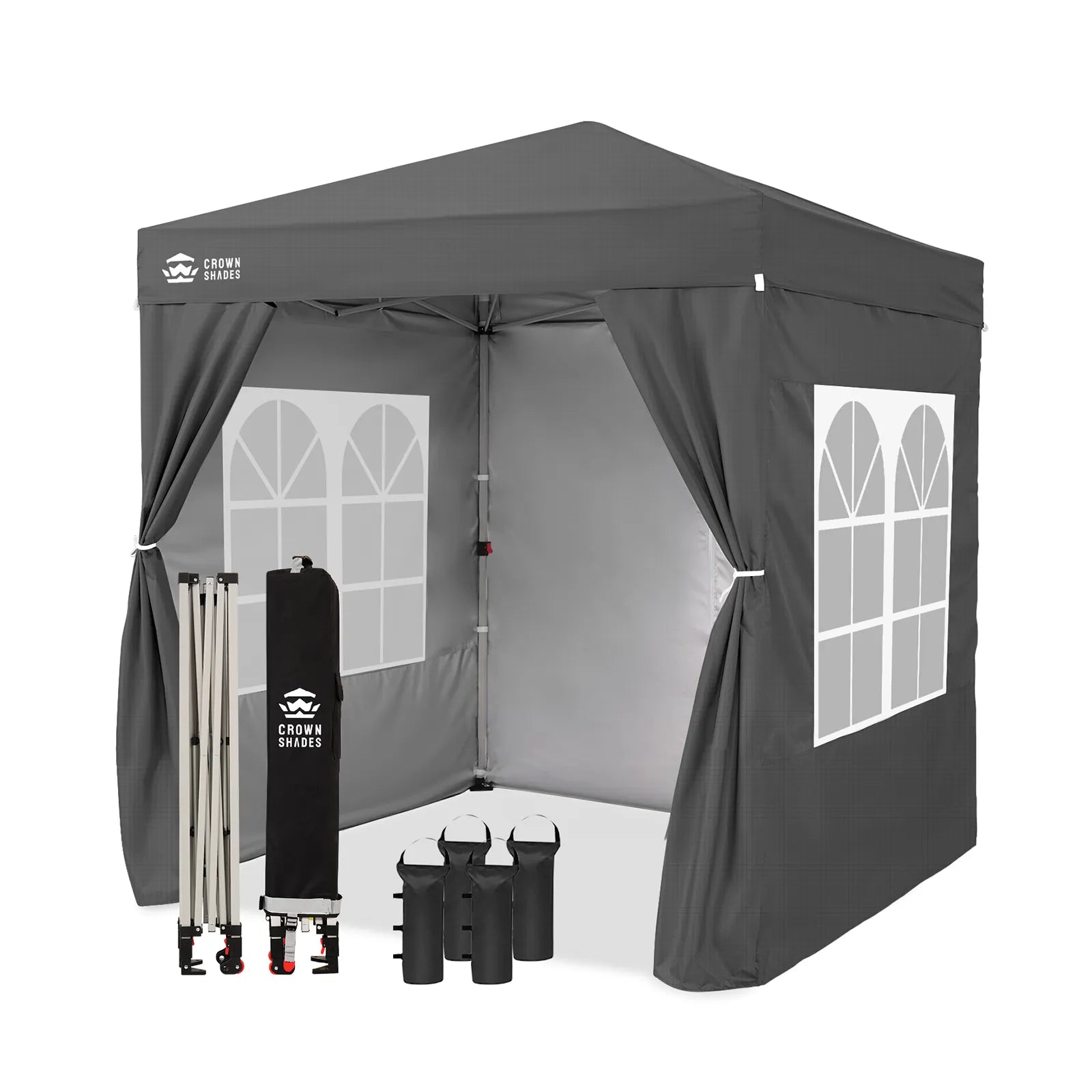 ArdenShade 2 x2m Pop Up Gazebo with 4 Sidewalls