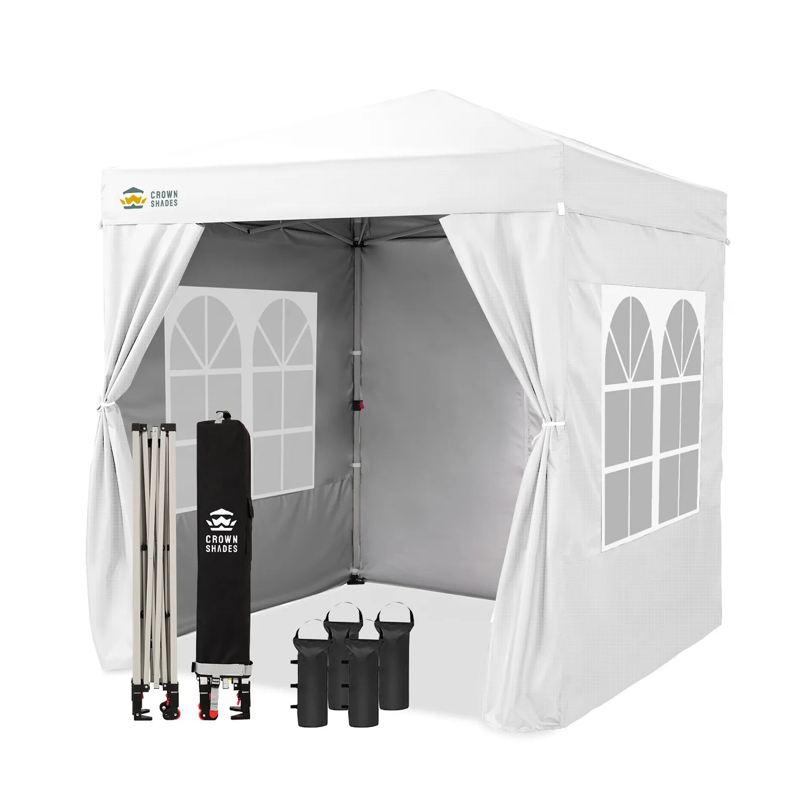 ArdenShade 2 x2m Pop Up Gazebo with 4  Sidewalls
